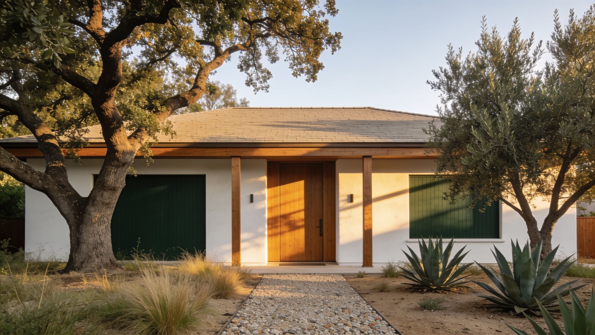 A Kokoro recovery residence in the West San Fernando Valley at golden hour